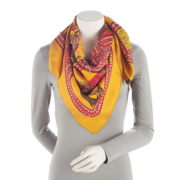 Hermes Silk La Danse du Cheval Marwari 90cm Scarf - Picture 3 of 5